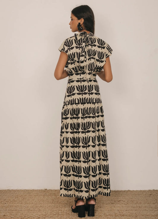 CONJUNTO KENIA- ODALIS CRUDO Y NEGRO