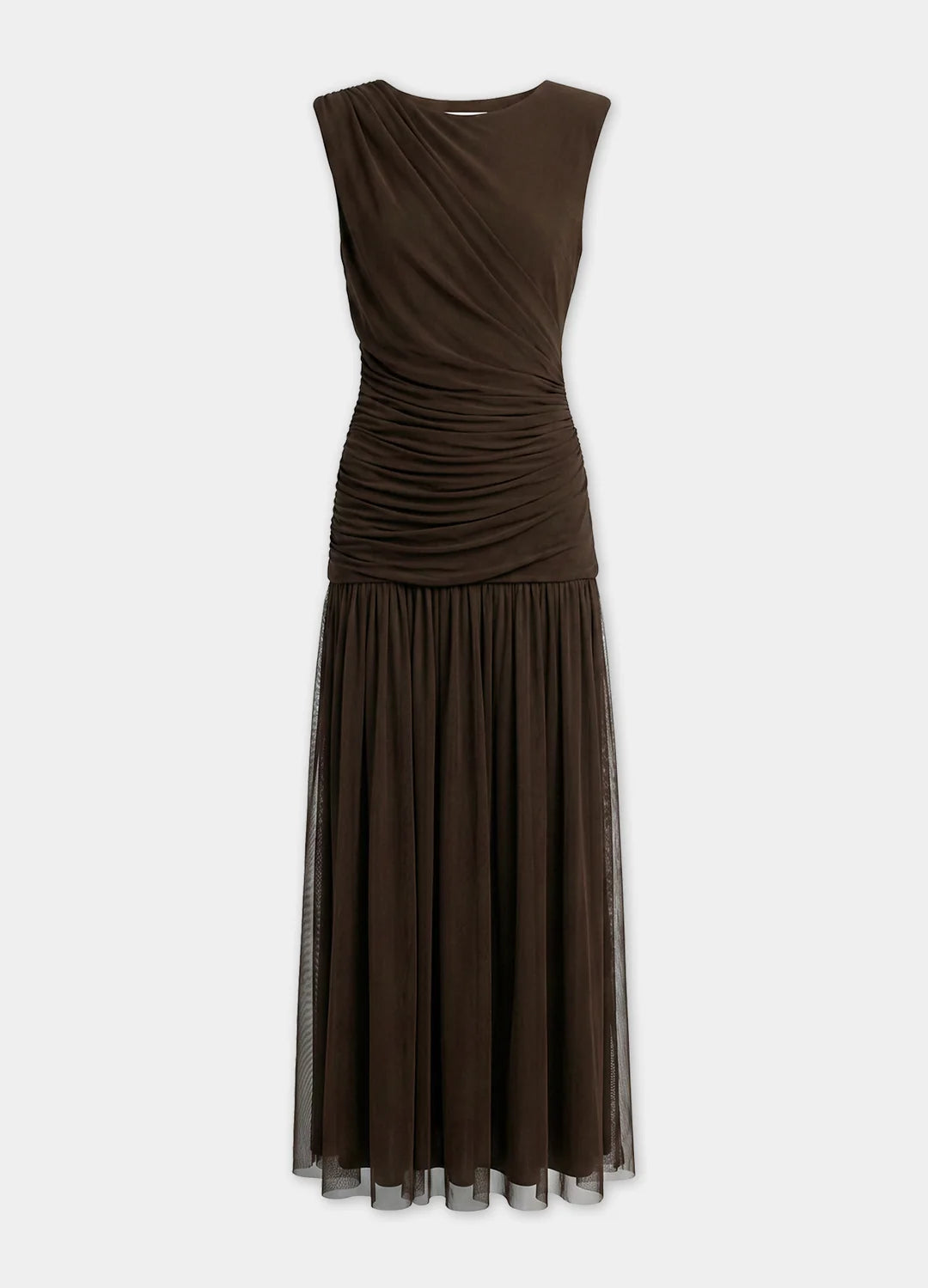 VESTIDO ASTOR MARRON