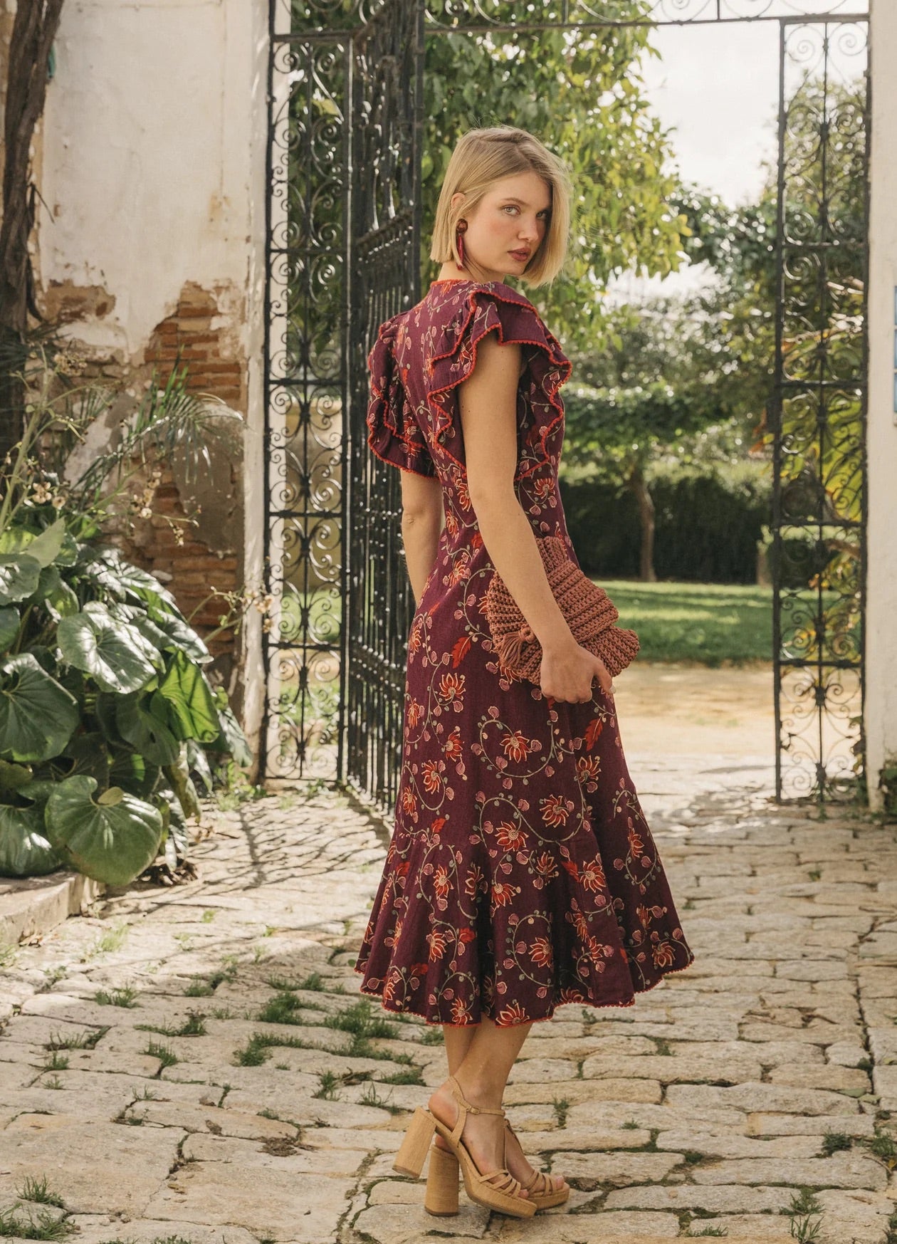 VESTIDO LOLITA BERENJENA