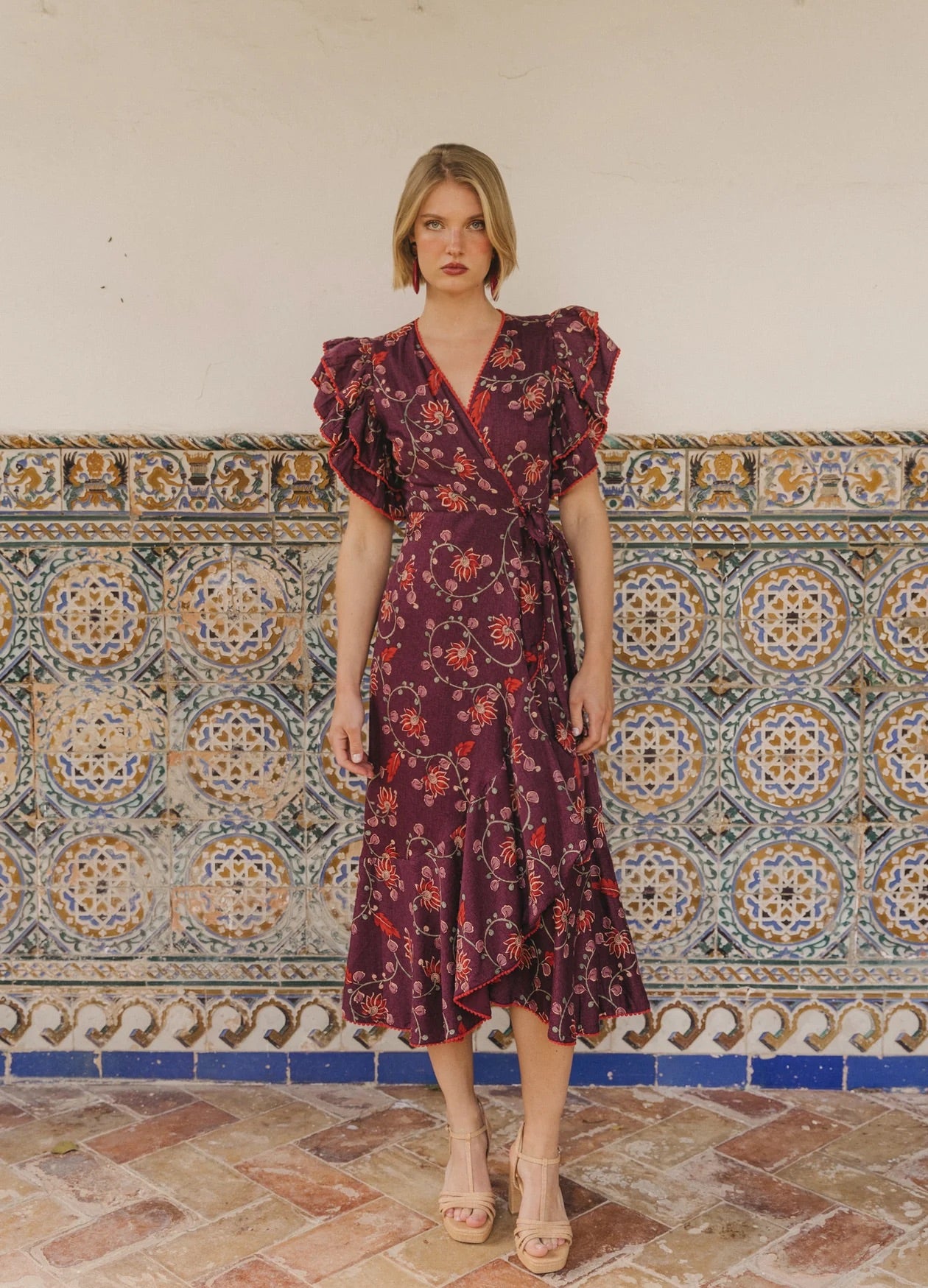 VESTIDO LOLITA BERENJENA