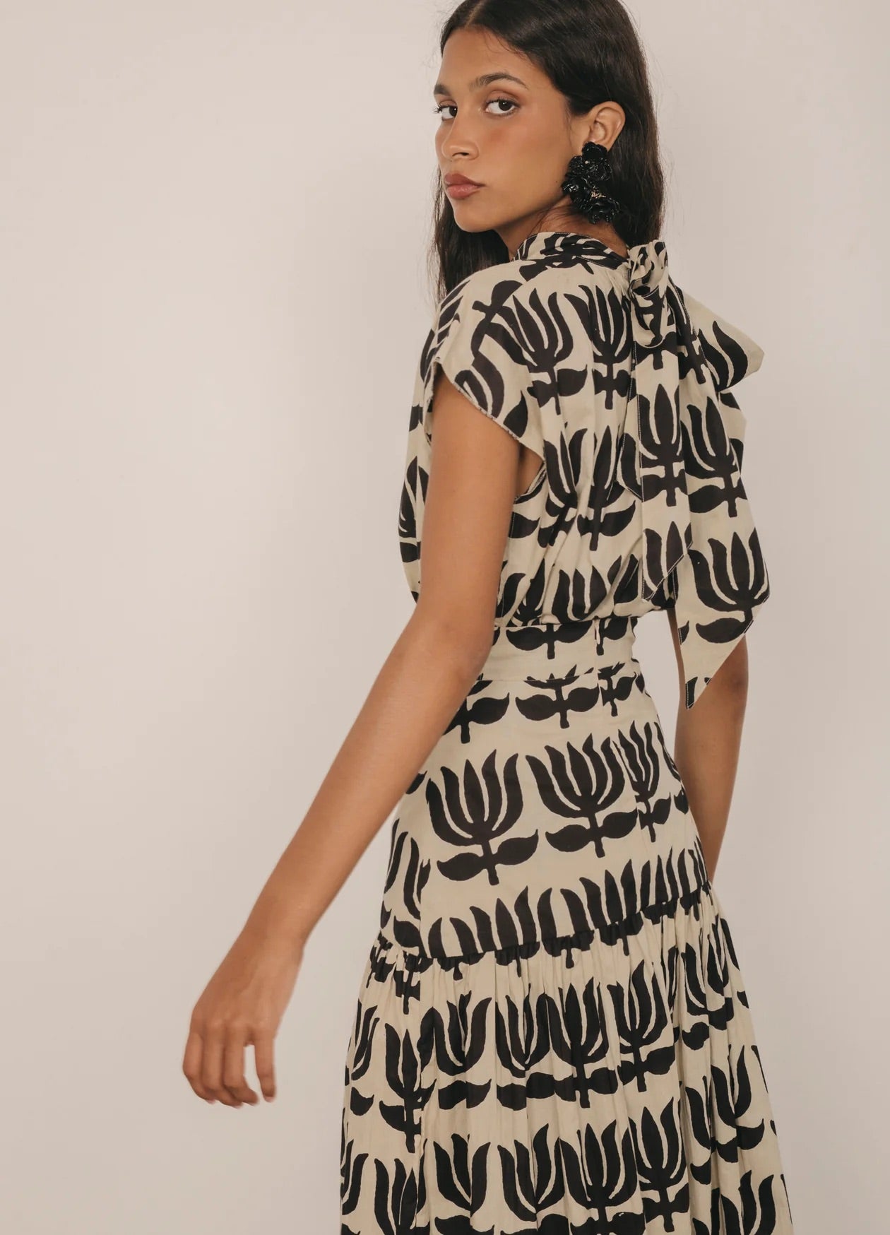 CONJUNTO KENIA- ODALIS CRUDO Y NEGRO